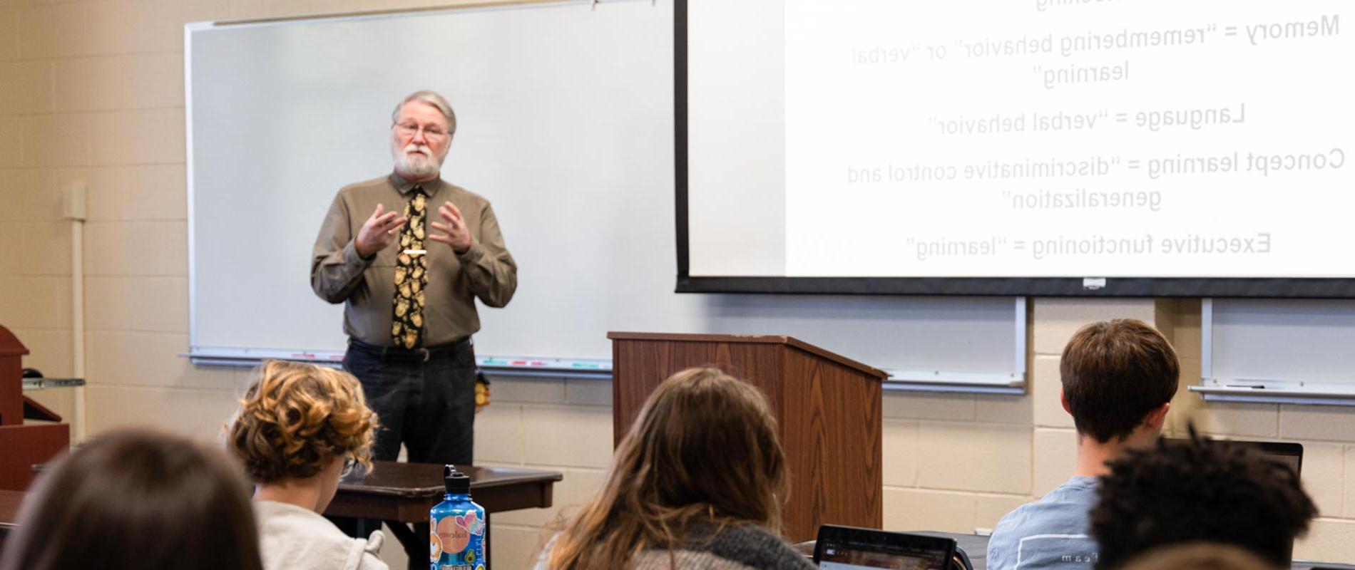 professor leading class